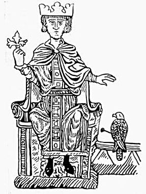 Фридрих 1 (Барбароссы).(средневековая миниатюра)