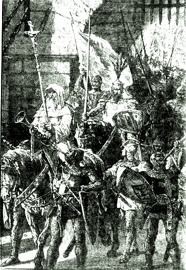 Крестоносцы отправляются в поход  